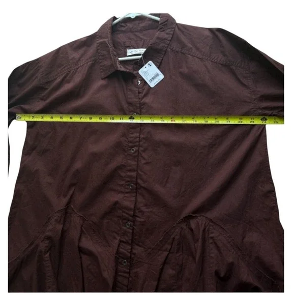 FREE PEOPLE We The Free - Freya Poplin Tunic timeless relaxed fit size S - Picture 5 of 12